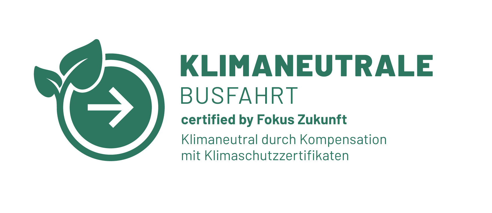 Klimaneutrale Busfahrt