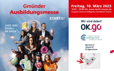 Wir sind bei der STARTit-Messe dabei!
