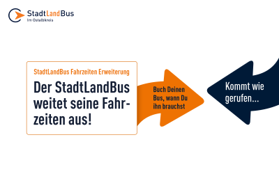 StadtLandBus Fahrzeiten Erweiterung