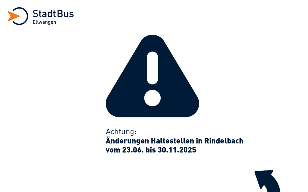Änderungen Haltestellen in Rindelbach