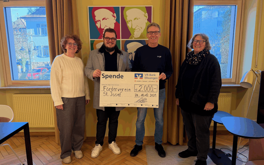 Weihnachtsspende an St. Joseph in Schwäbisch Gmünd