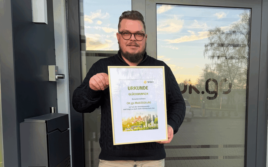 Urkunde für E-Mobilität