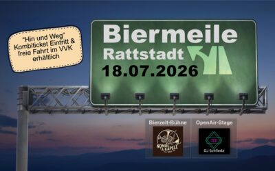 EventBus zur Biermeile Rattstadt am 18.07.2026